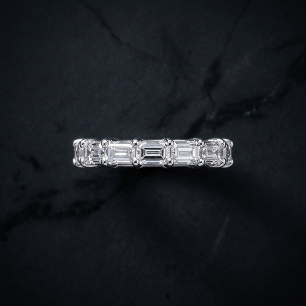 Baguette Diamond Wedding Band
