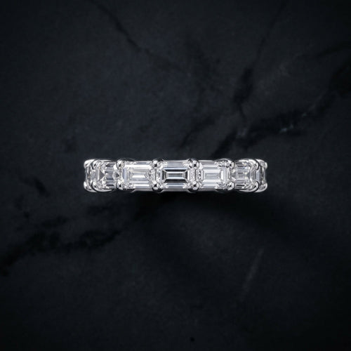 Baguette Diamond Wedding Band