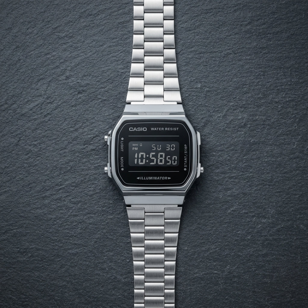 Casio A168WEM-1VT watch at Swift Quartz Jewellers, Winnipeg