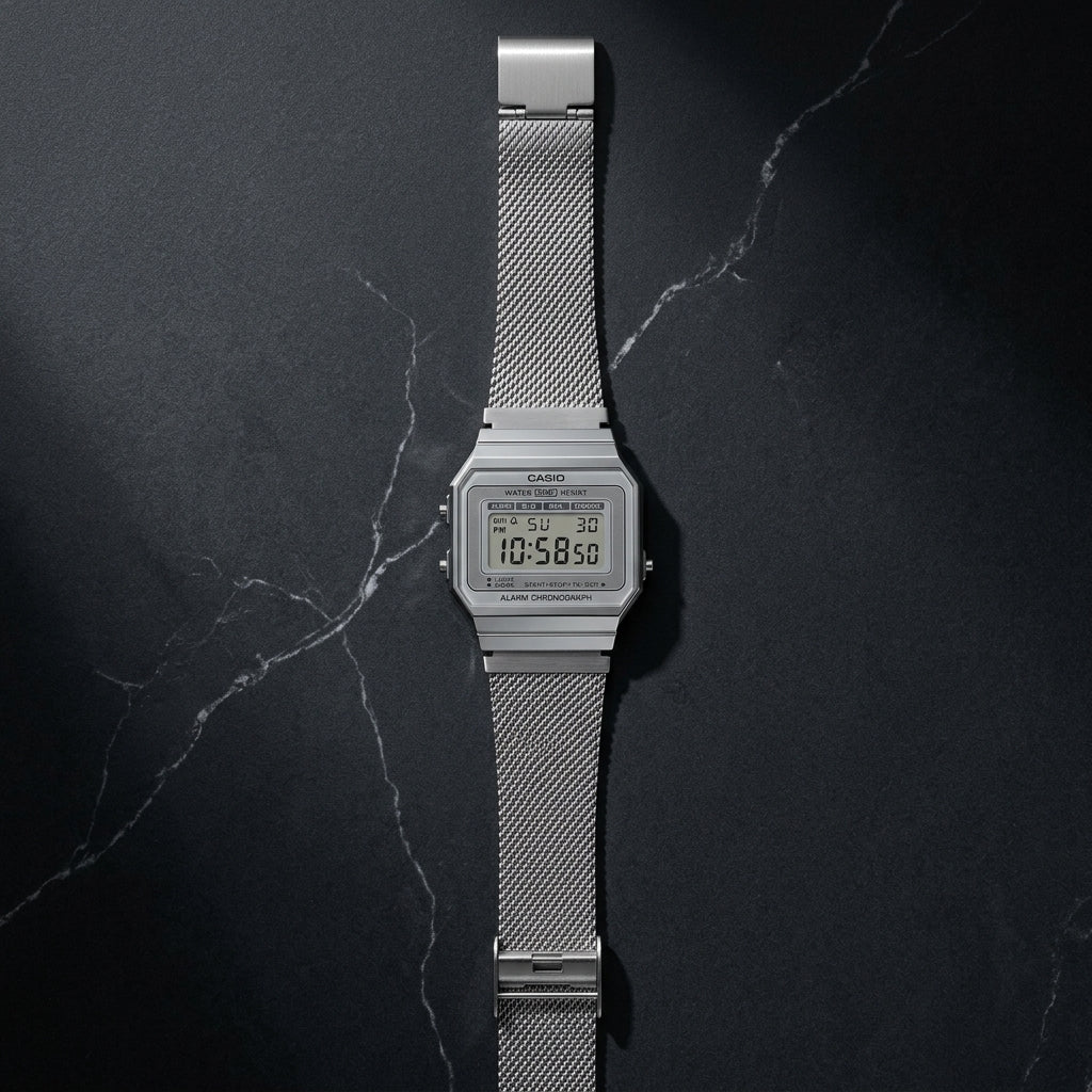 Casio A700WM-7AVT watch at Swift Quartz Jewellers, Winnipeg