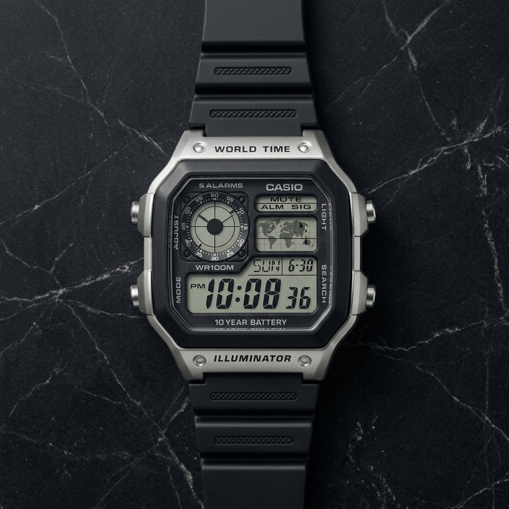 Casio AE1200WH-1CV watch at Swift Quartz Jewellers, Winnipeg