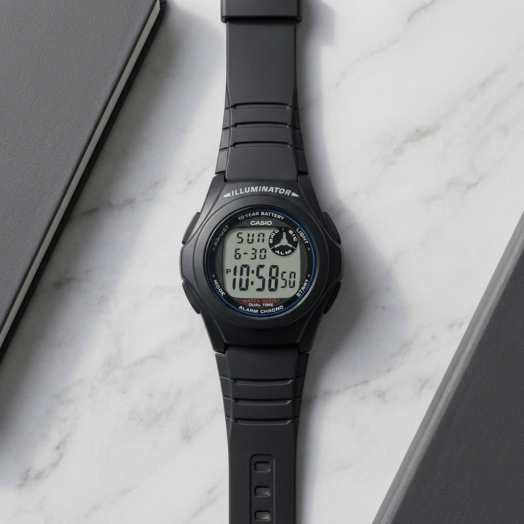 Casio F200W-1A watch at Swift Quartz Jewellers, Winnipeg