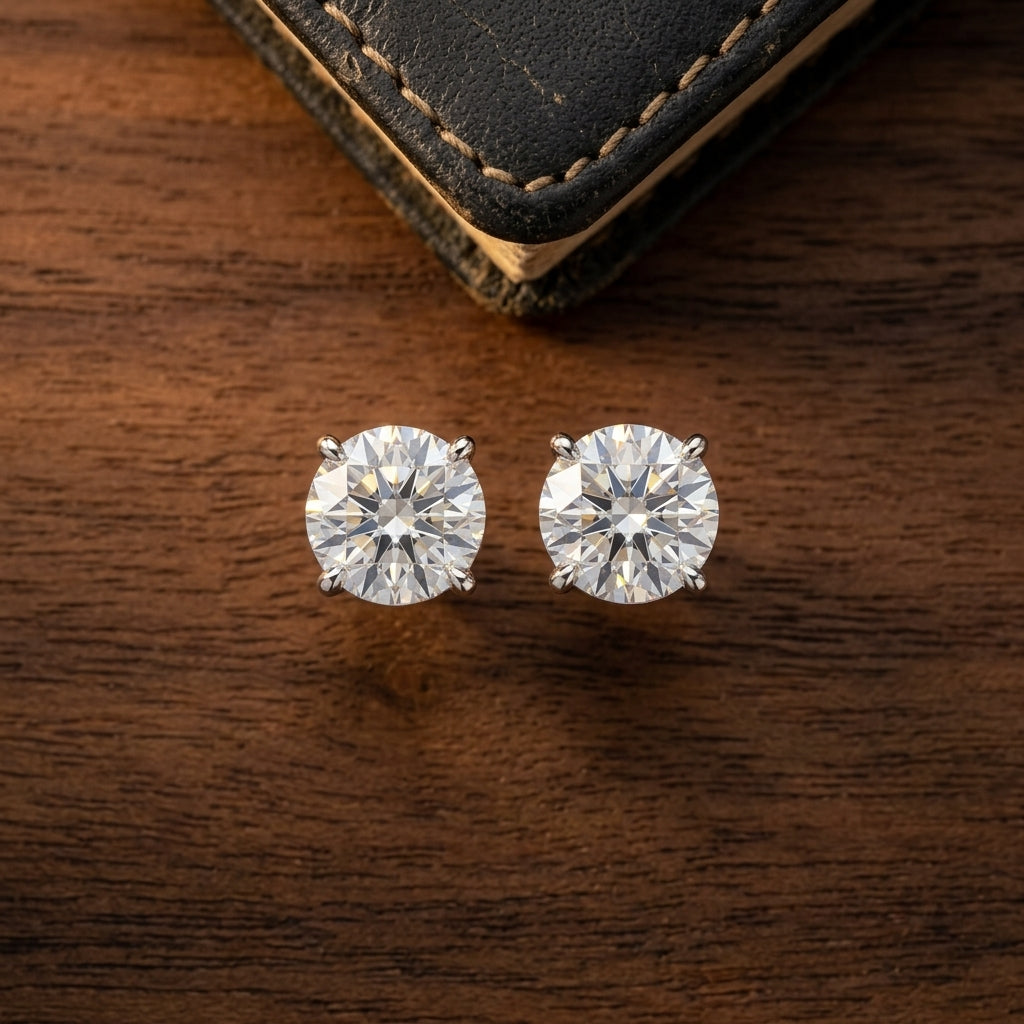 Diamond Stud Earrings