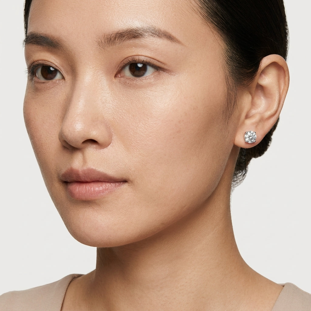 Diamond Stud Earrings