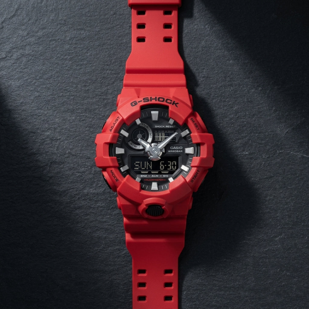 G-Shock GA700-4A watch at Swift Quartz Jewellers, Winnipeg