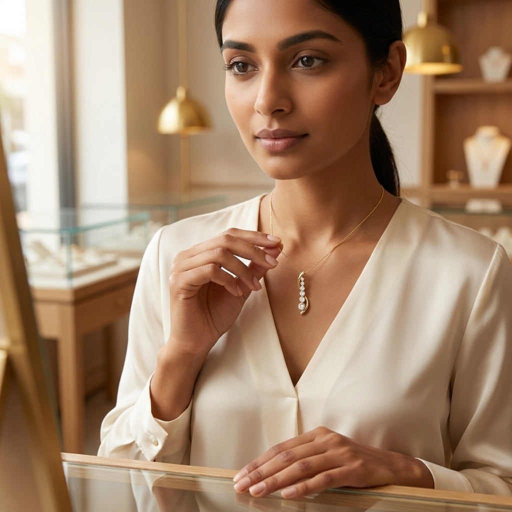 Diamond Journey Necklace