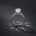 Oval Cut Diamond Solitaire Engagement Ring
