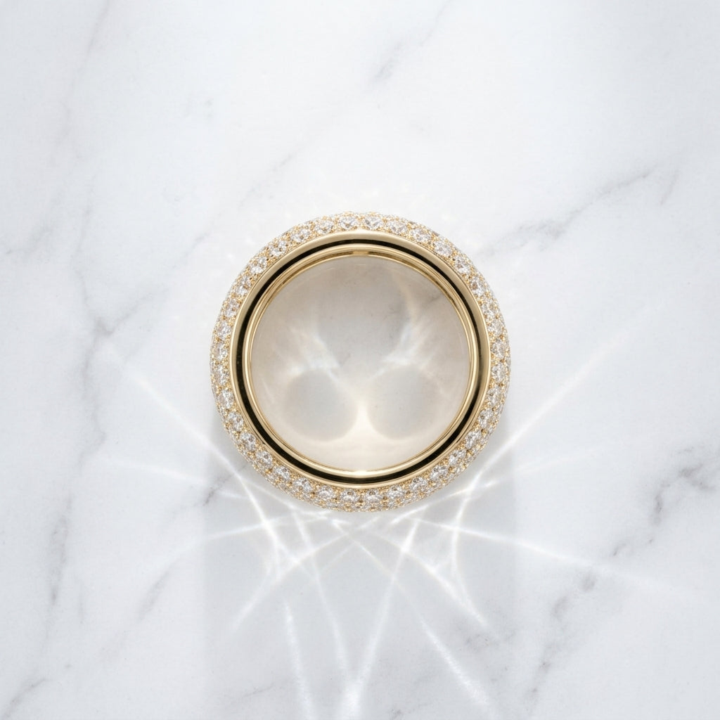 Pavé Dome Cocktail Ring
