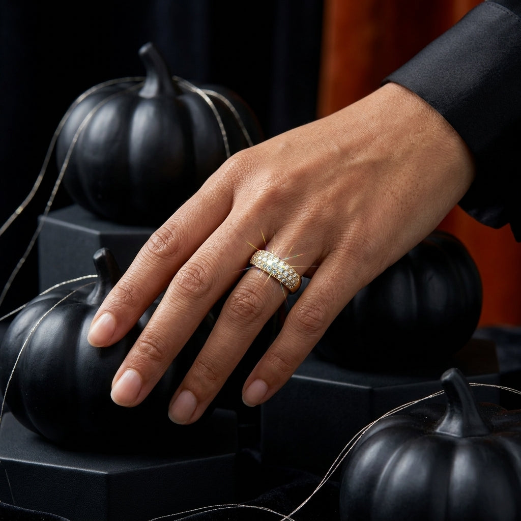 Pavé Dome Cocktail Ring