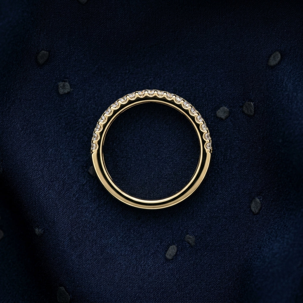 Diamond Pavé Wedding Band