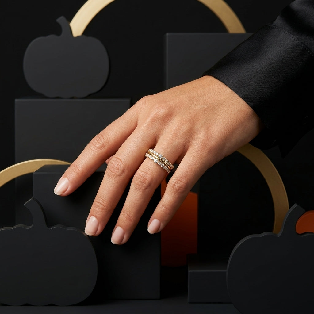 Diamond Pavé Wedding Band