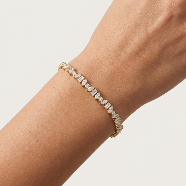 Lab Diamond Tennis Bracelet