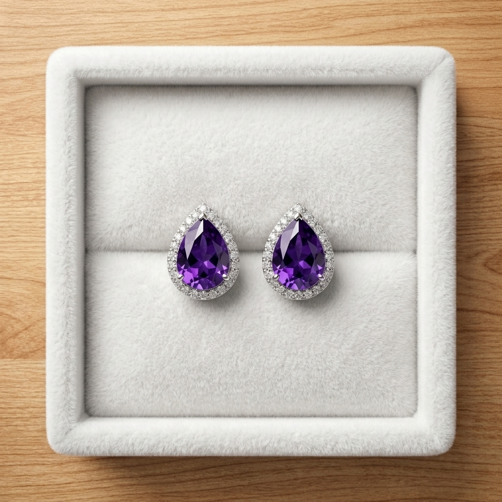 Colored Gemstone Amethyst