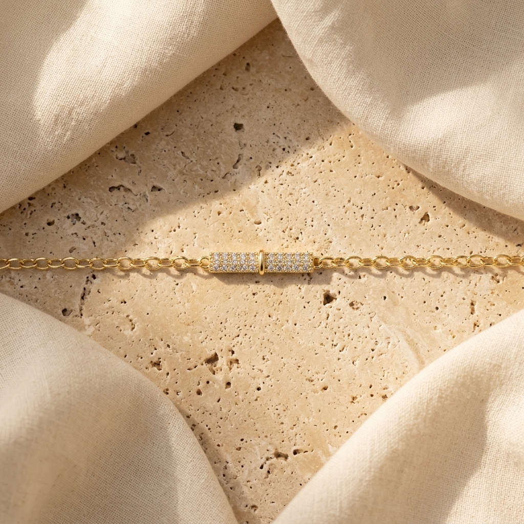 Bar Charm Bracelet