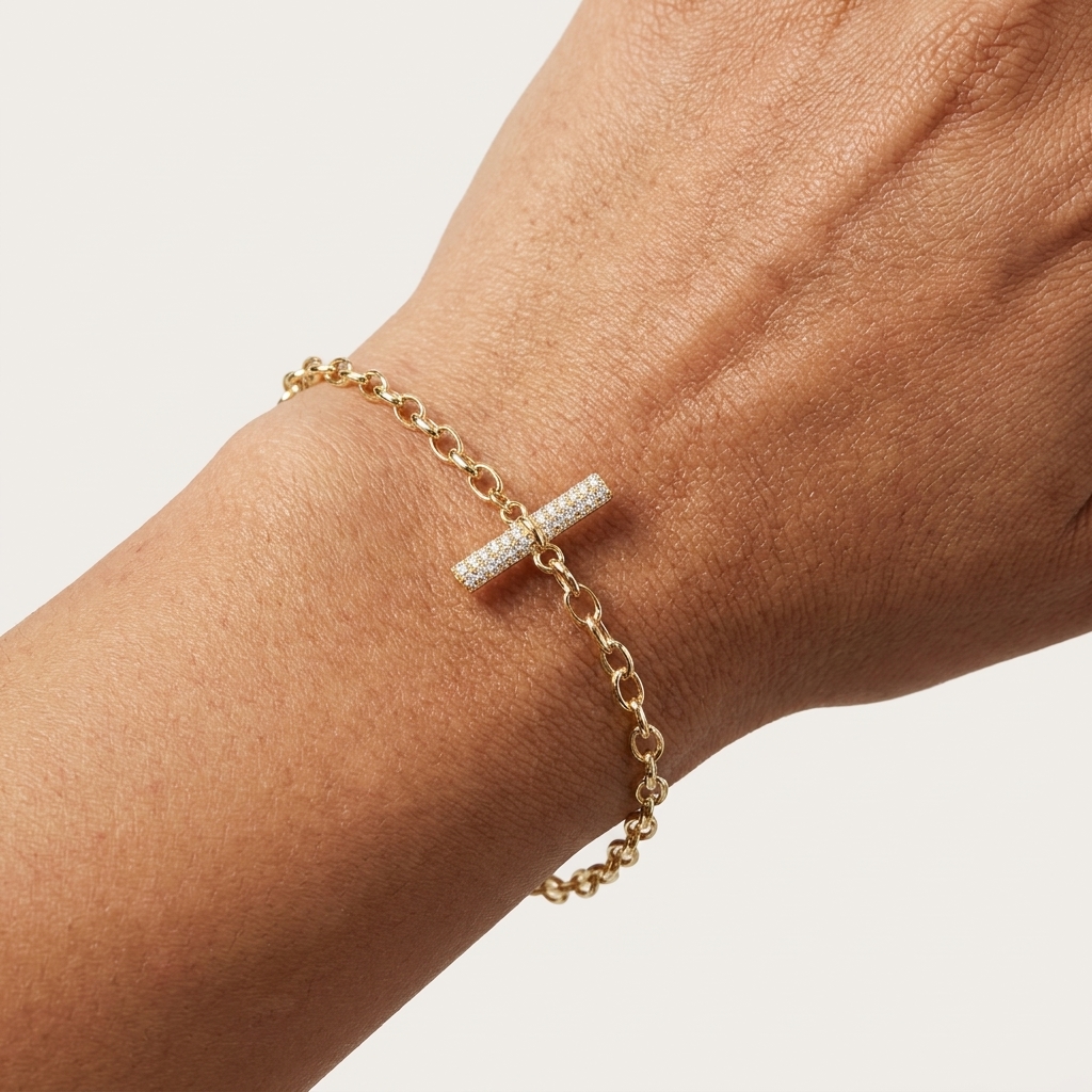 Bar Charm Bracelet