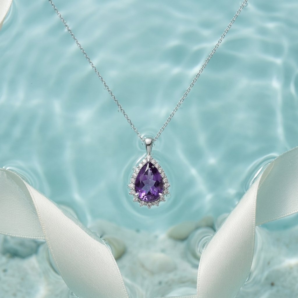 Colored Gemstone Amethyst