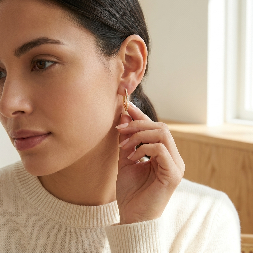 Yellow Gold Earrings