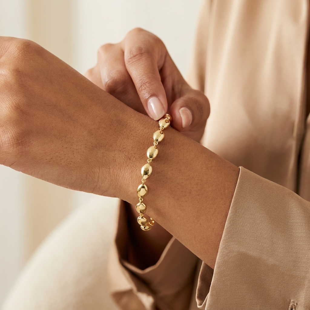 Drop Bead Tennis Bracelet