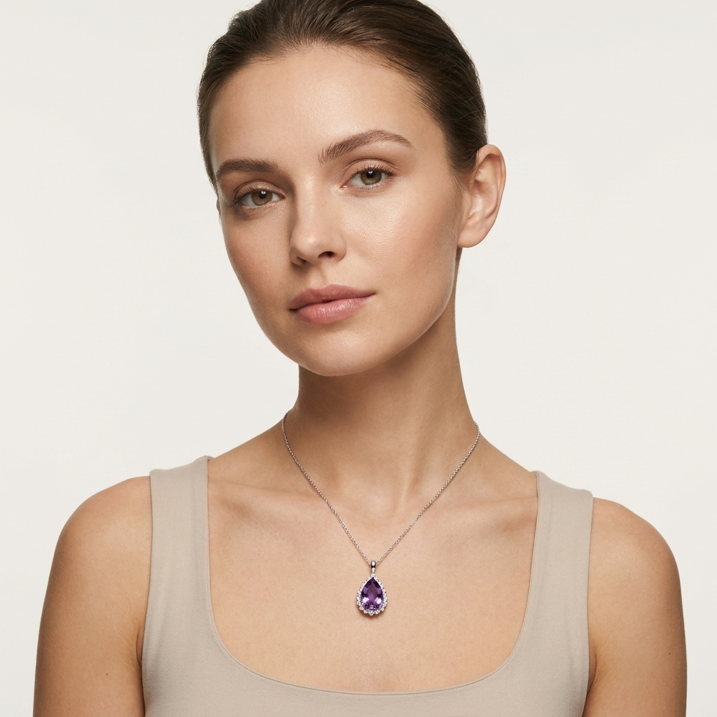 Colored Gemstone Amethyst