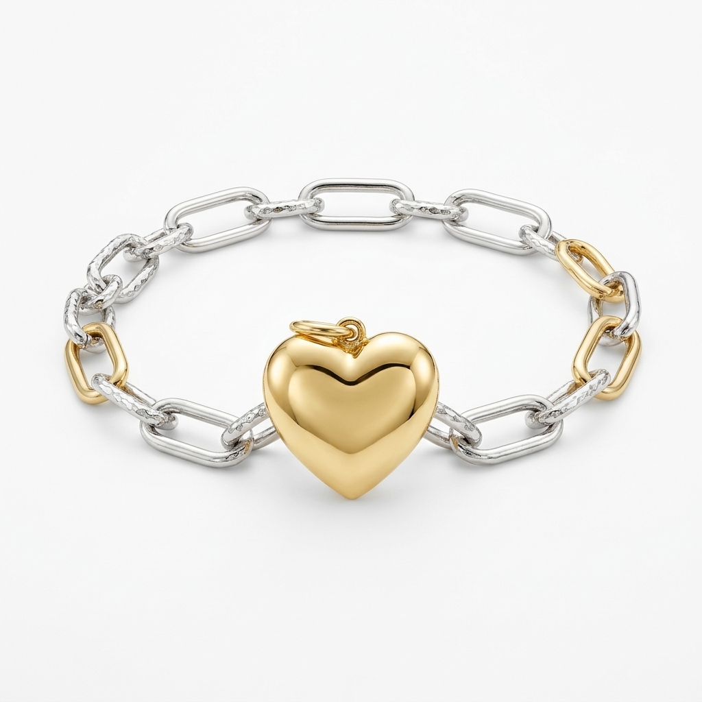 Heart Silver Bracelet