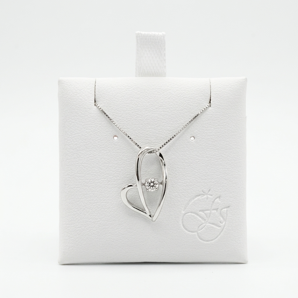Heart Dancing Diamond Necklace