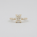 Radiant Cut Lab Diamond Ring